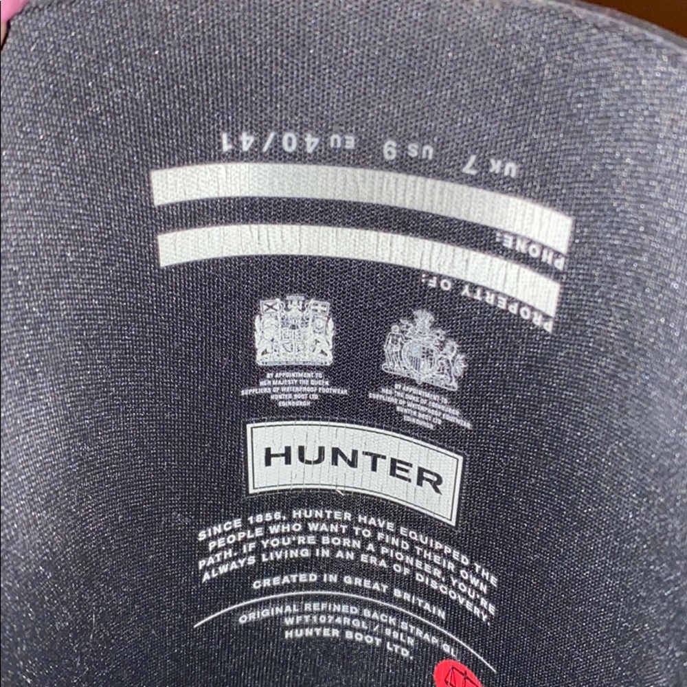 hunter tall rainboots - Picture 3 of 5